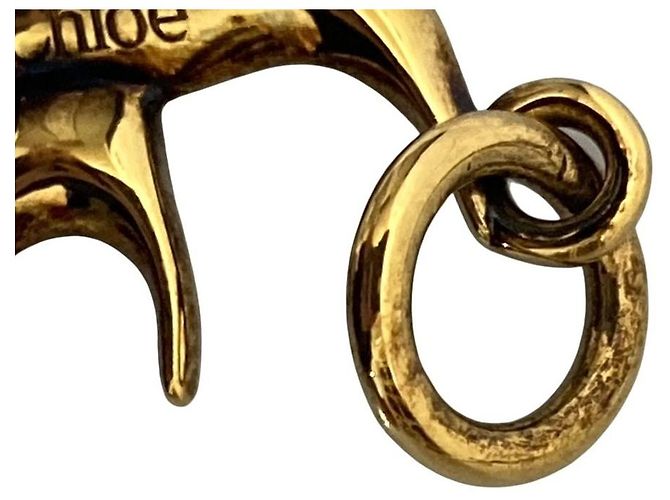 Chloé Accessoire Chloe Alphabet Fish Charm Doré - vue 11
