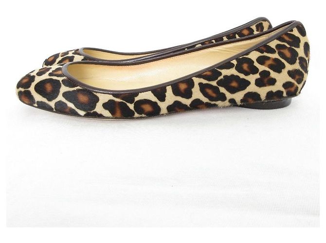 Autre Marque Ballerine in vitello leopardato Fabio Rusconi Beige - vista 2