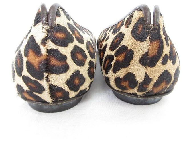 Autre Marque Ballerine in vitello leopardato Fabio Rusconi Beige - vista 3