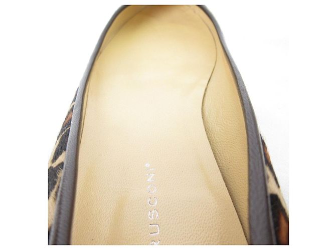 Autre Marque Ballerine in vitello leopardato Fabio Rusconi Beige - vista 6