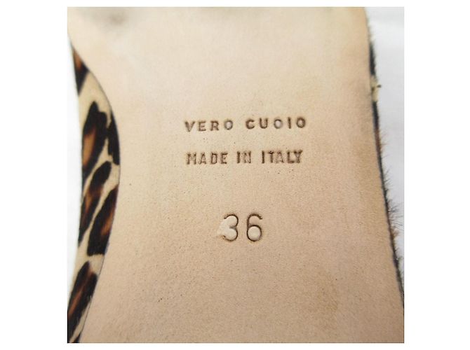 Autre Marque Ballerine in vitello leopardato Fabio Rusconi Beige - vista 8