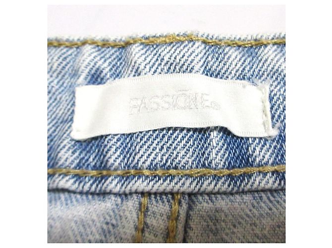 Autre Marque Pantalones de denim PASSIONE Azul Azul claro - vista 8