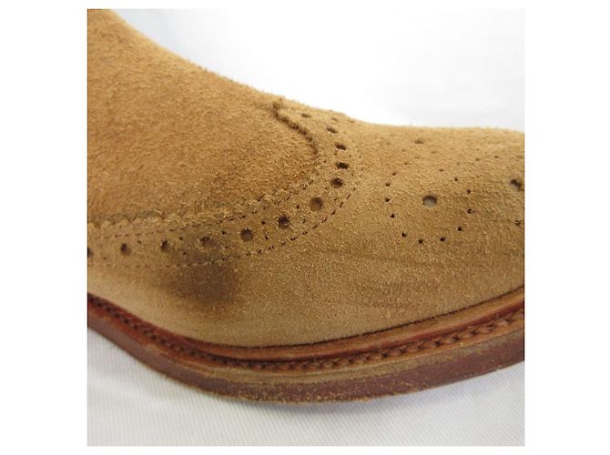 Autre Marque Stivali Chelsea Palancho Wingtip Side Gore in pelle Marrone - vista 13