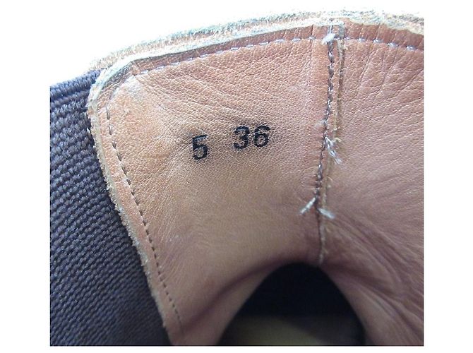 Autre Marque Stivali Chelsea Palancho Wingtip Side Gore in pelle Marrone - vista 7