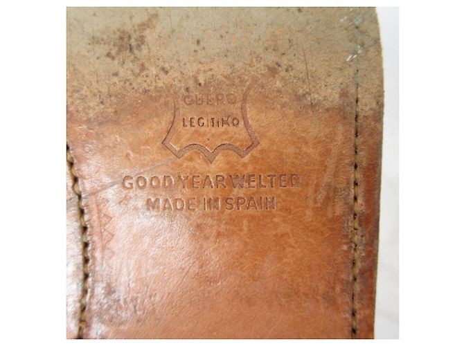 Autre Marque Stivali Chelsea Palancho Wingtip Side Gore in pelle Marrone - vista 8