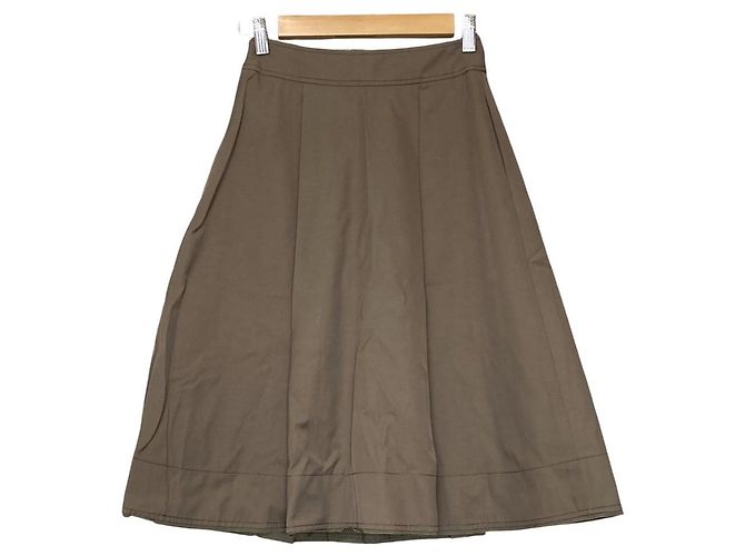 Gonna a svasazione con pieghe LANVIN COLLECTION Verde - vista 3