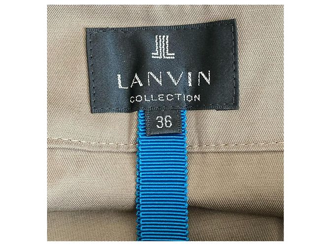 Gonna a svasazione con pieghe LANVIN COLLECTION Verde - vista 4