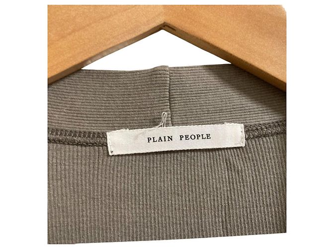Autre Marque PLAIN PEOPLE Strick-Longcardigan Grün - Ansicht 3