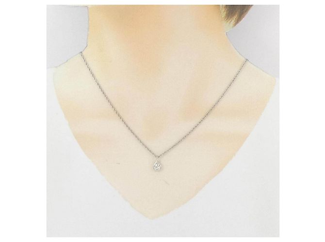 Autre Marque Collana in diamanti Pt900/Pt850 Argento - vista 6