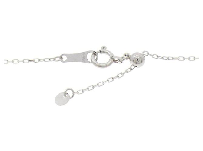 Autre Marque Platin 950 Diamantenhalskette Silber - Ansicht 5
