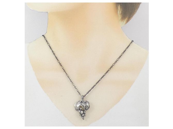 Autre Marque Collana Georg Jensen in argento 925 - vista 6