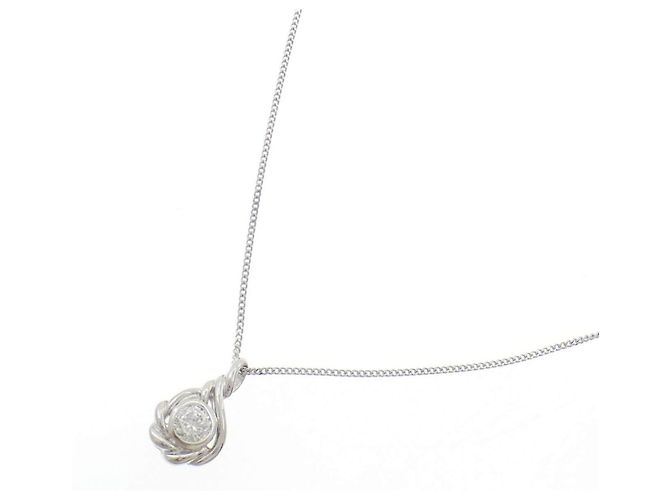 Autre Marque Collar de diamantes PT900 PT850 Plata - vista 2