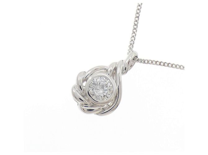 Autre Marque Collar de diamantes PT900 PT850 Plata - vista 3