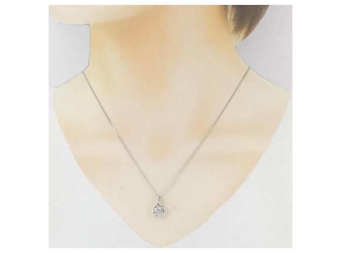 Autre Marque Collar de diamantes PT900 PT850 Plata - vista 6