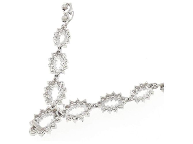 Autre Marque Collar de diamantes PT900 PT850 Plata - vista 4