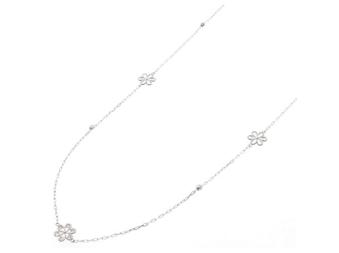 Autre Marque Collana in platino Pt900/Pt850 e diamanti Argento - vista 2