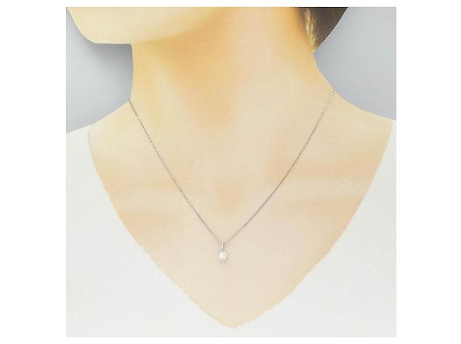 Autre Marque Collana in platino PT850 e diamanti Argento - vista 6