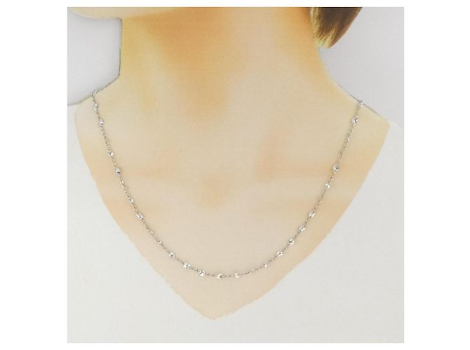 Autre Marque Platin-Halskette Pt850 Silber - Ansicht 5