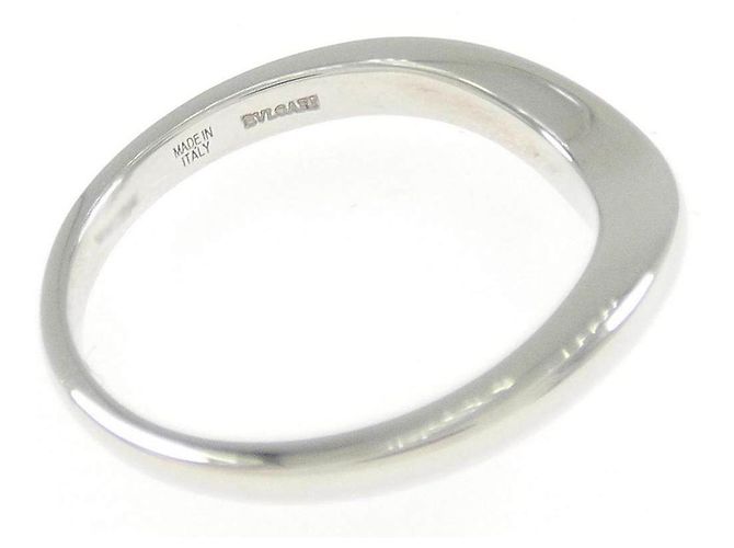 Bulgari Bague de mariage Bvlgari Platinum950 Taille 4 Argenté - vue 4