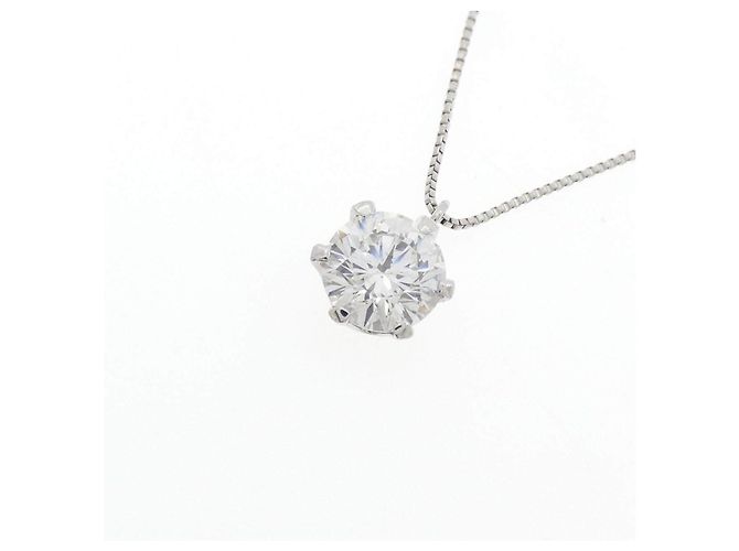 Autre Marque Collana in platino PT900 PT850 con diamanti Argento - vista 3