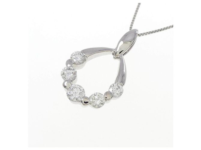 Autre Marque Collana in platino e diamanti Argento - vista 3