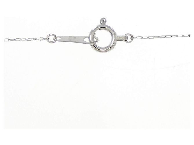Autre Marque Collar de platino y diamantes Plata - vista 5