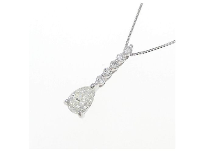 Autre Marque Collar de diamantes Pt900 Pt850 Plata - vista 3