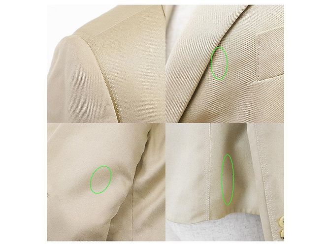 Chaqueta entallada Gucci de sarga de seda de alta densidad Beige - vista 9