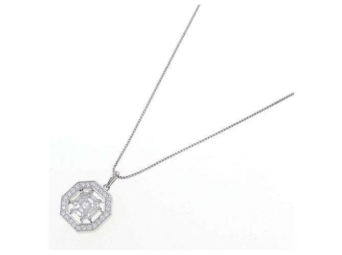 Autre Marque Collana di diamanti PT900 PT850 Argento - vista 2