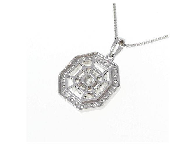 Autre Marque Collana di diamanti PT900 PT850 Argento - vista 4