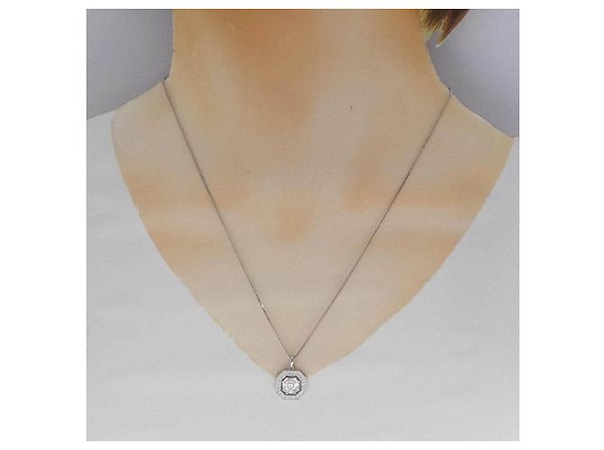 Autre Marque Collana di diamanti PT900 PT850 Argento - vista 6