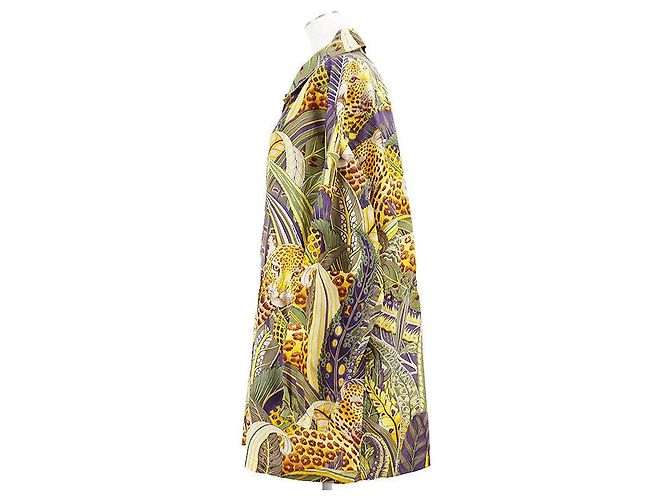 Impermeabile Salvatore Ferragamo Leopard Botanical 100% Polyester Multicolore - vista 6