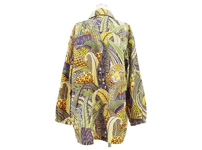 Impermeabile Salvatore Ferragamo Leopard Botanical 100% Polyester Multicolore - vista 7