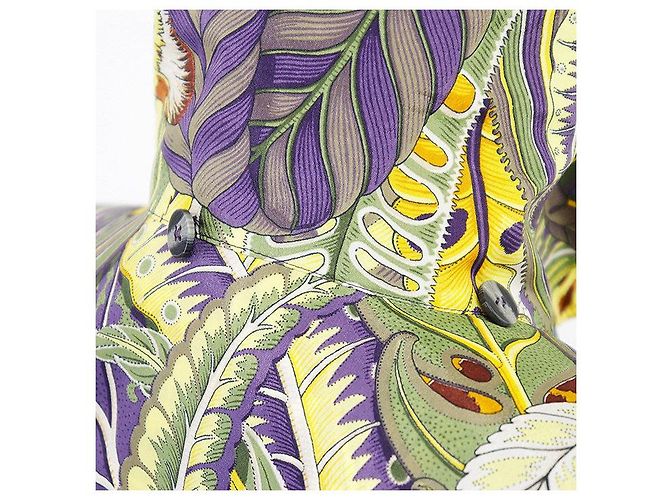 Impermeabile Salvatore Ferragamo Leopard Botanical 100% Polyester Multicolore - vista 8
