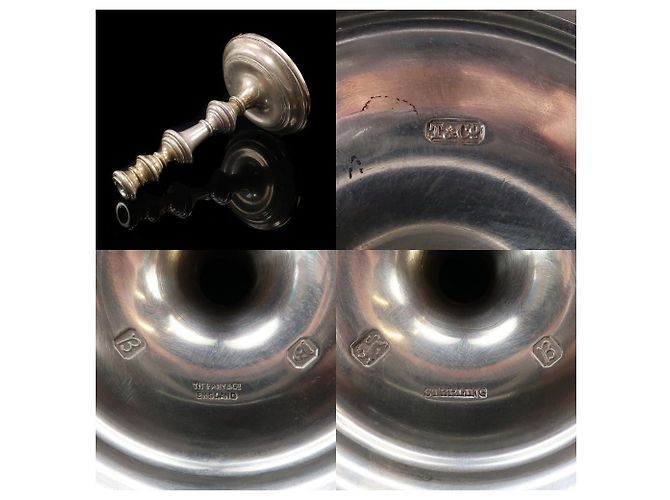 Tiffany & Co. STERLING SILVER Candle Stand Silver Ornament Silvery - view 6