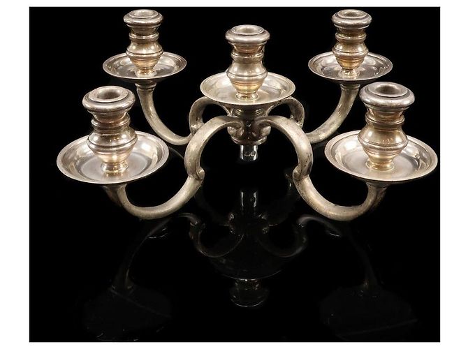Tiffany & Co. STERLING SILVER Candle Stand Silver Ornament Silvery - view 7
