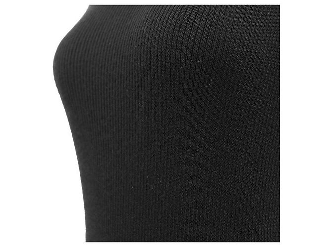 Chanel P42530 Kaschmir Strick-Top Schwarz - Ansicht 12