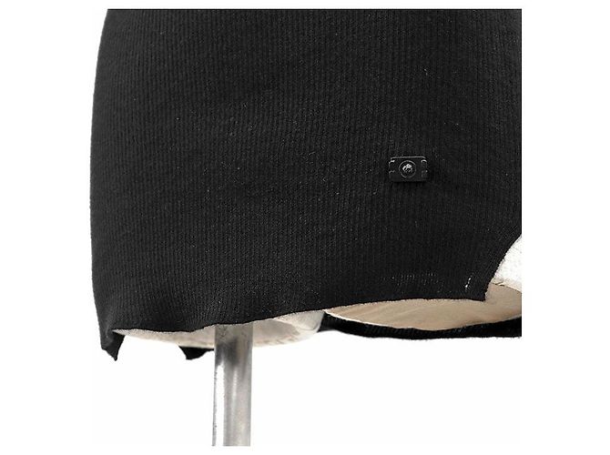 Chanel P42530 Kaschmir Strick-Top Schwarz - Ansicht 14