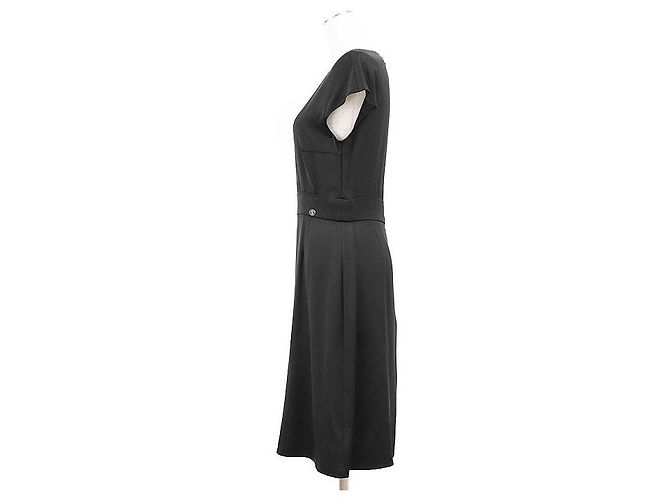 Abito in seta Chanel P38719 Nero - vista 13