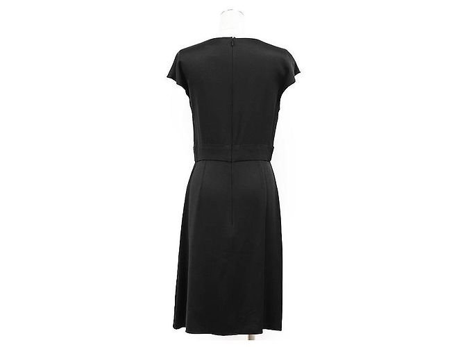 Abito in seta Chanel P38719 Nero - vista 7