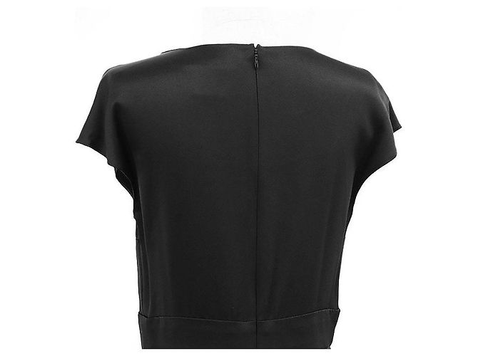 Abito in seta Chanel P38719 Nero - vista 8