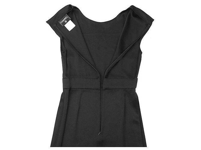 Abito in seta Chanel P38719 Nero - vista 9