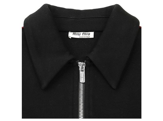 Chaqueta corta de jersey Miu Miu
Chaqueta de algodón y poliamida Negro - vista 11