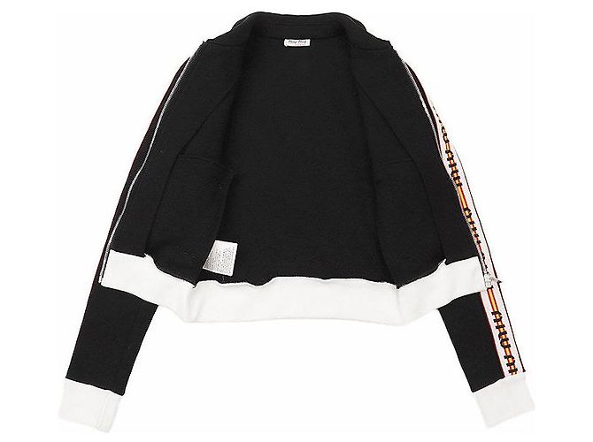 Chaqueta corta de jersey Miu Miu
Chaqueta de algodón y poliamida Negro - vista 8