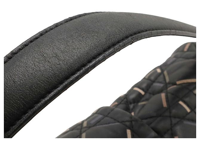 Autre Marque Borsa a tracolla in pelle New Lock Christian Dior Nero Multicolore - vista 5