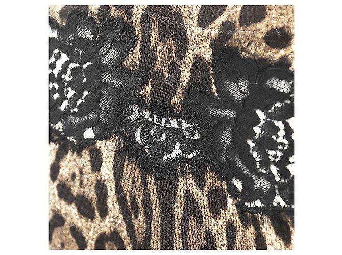 Dolce & Gabbana Cárdigan de punto de lana y algodón Dolce&Gabbana Castaño Negro - vista 15