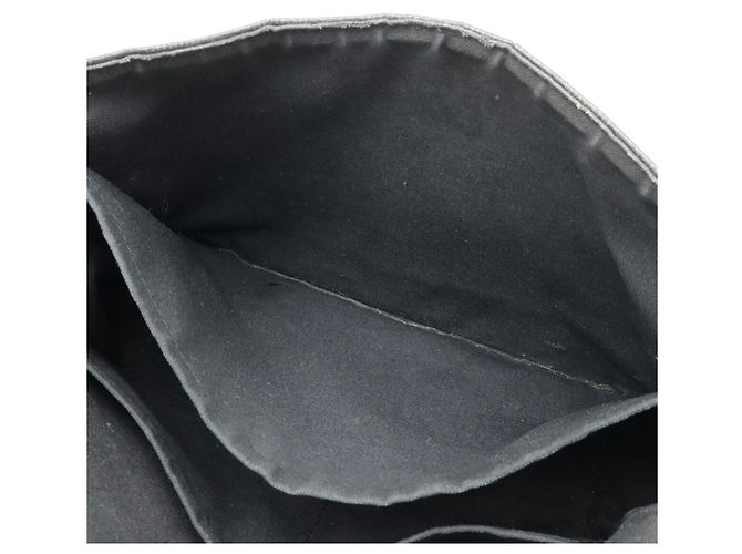 Bolsa de Ombro Louis Vuitton Messenger PM Damier Graphite Preto Cinza - vista 8