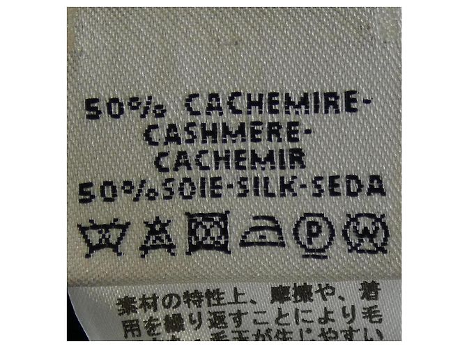 Hermès Hermes 57-7710 Silk Cashmere Knit 34 Nero - vista 3