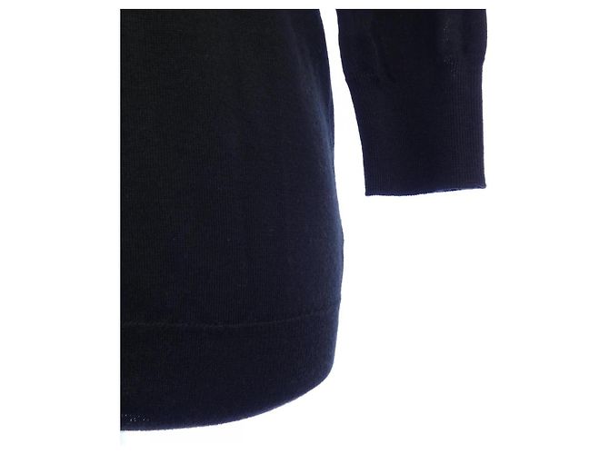 Hermès Hermes 57-7710 Silk Cashmere Knit 34 Nero - vista 6