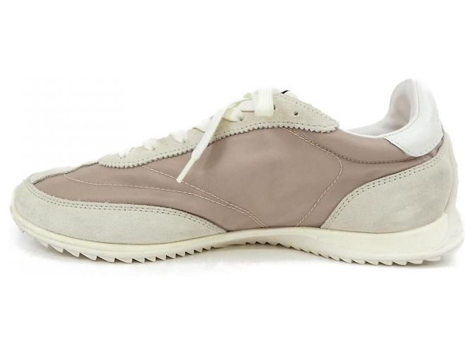 Céline Sneaker Basse Celine Racer
Sneaker in nylon e pelle di vitello Marrone - vista 2
